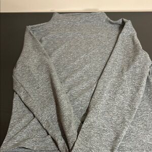 Express Gray Crop Top